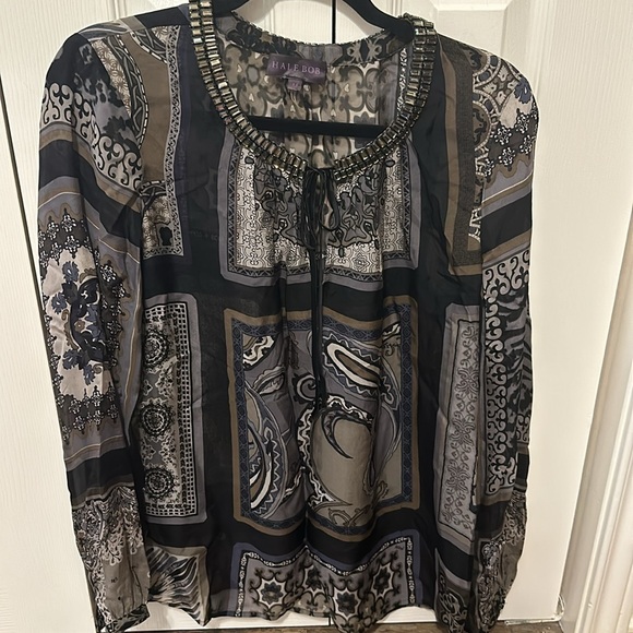 Hale Bob-EUC Blouse - Picture 5 of 7